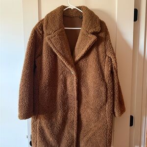 Uniqlo Warm Tan Teddy Jacket